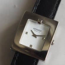 HERMÈS Belt Watch エルメス ベルトウォッチ シルバー ブラック  ホワイト ブラウン ブルージーン ヴィンテージ