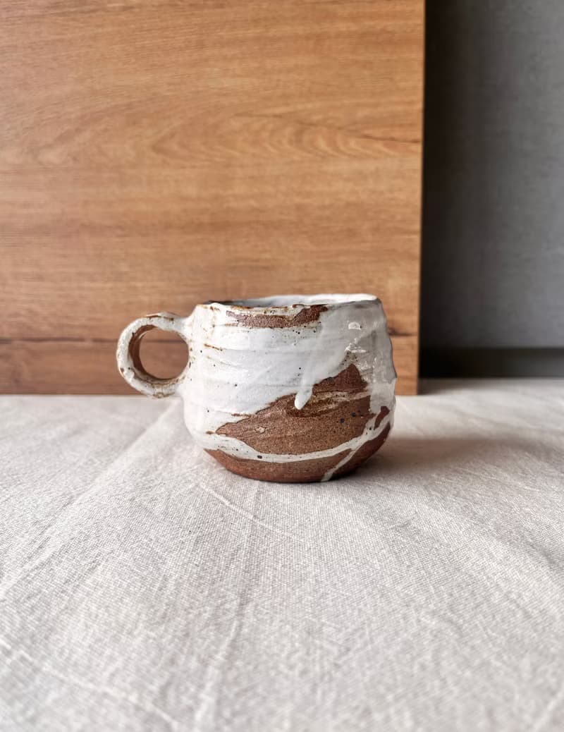 流白 咖啡杯 二零零 | 陶器皿
