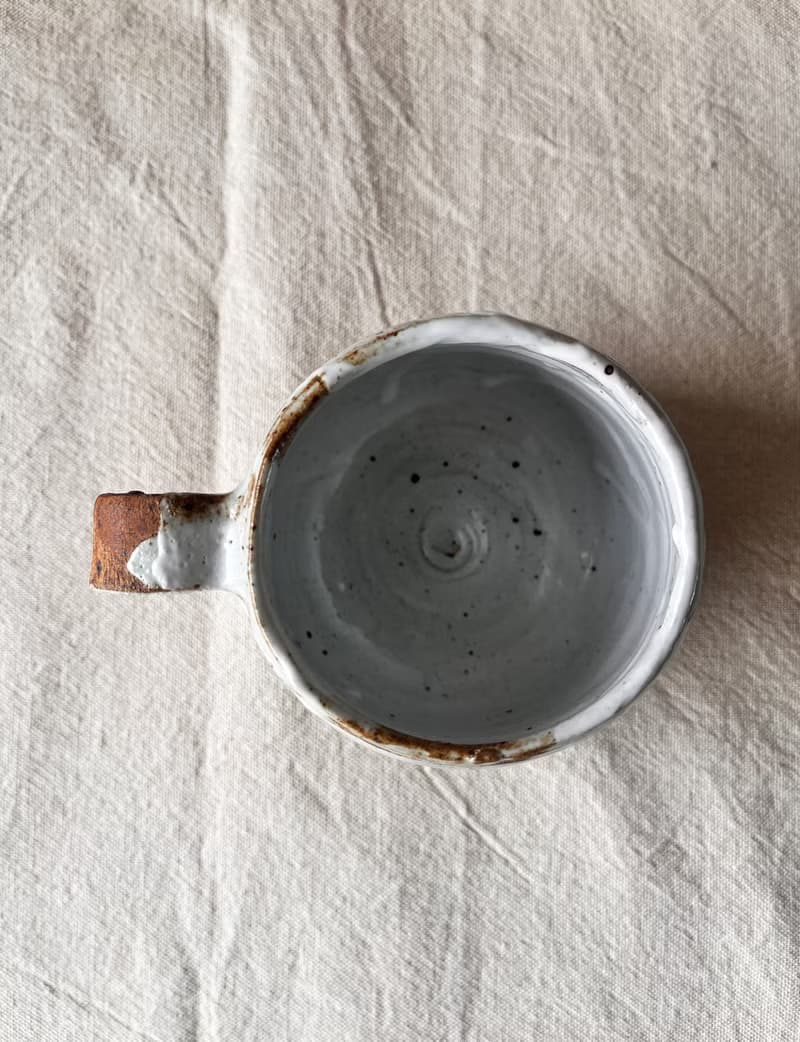 流白 咖啡杯 二零零 | 陶器皿