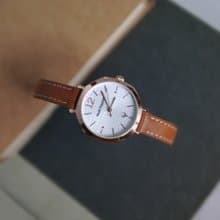 Hush Puppies 閃耀都會八角女錶(HP3904)-玫瑰金