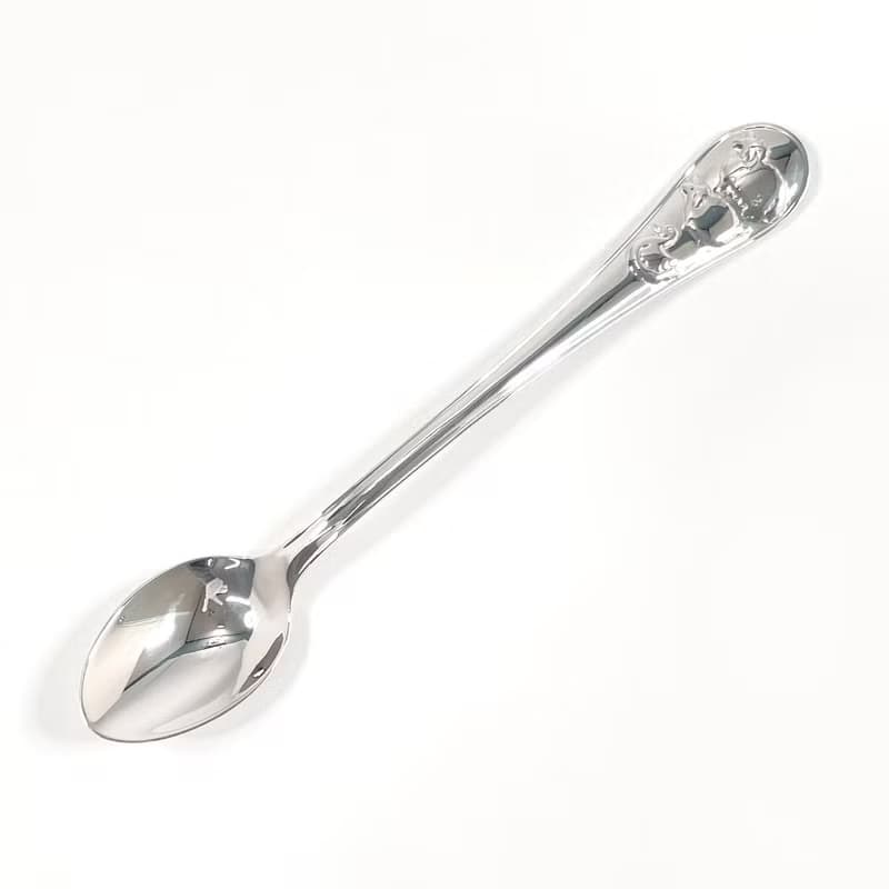 【日本直送 中古美品】ティファニー TIFFANY&Co. カトラリー ベビースプーン 食器 動物 アニマル シルバー925 新品仕上げ済み