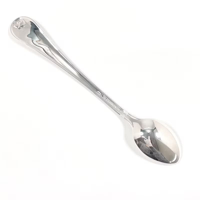 【日本直送 中古美品】ティファニー TIFFANY&Co. カトラリー ベビースプーン 食器 動物 アニマル シルバー925 新品仕上げ済み