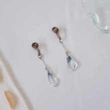 漸色透藍 無痛耳夾