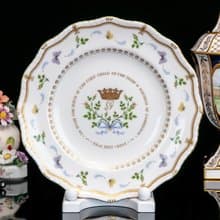 皇室尊享Royal Crown Derby喬治王子2013生日紀念限量骨瓷裝飾盤