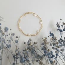 【手環】14K 注金 包金  磁扣式 珍珠手鍊 情人節禮物