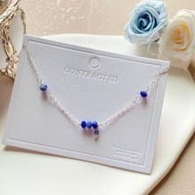 九月誕生石  藍寶石造型手鍊 氣質款