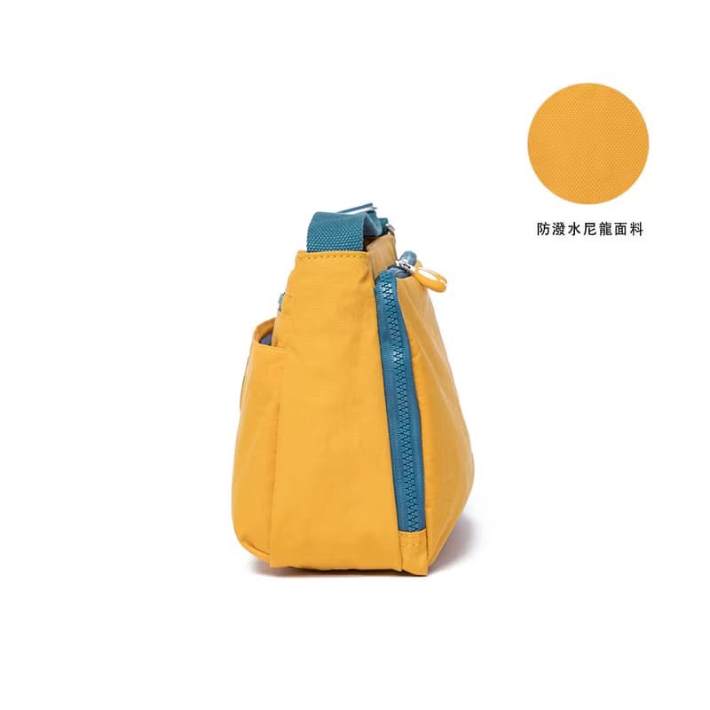 【Kinloch Anderson】迷霧森林 拉鍊斜側包-黃色