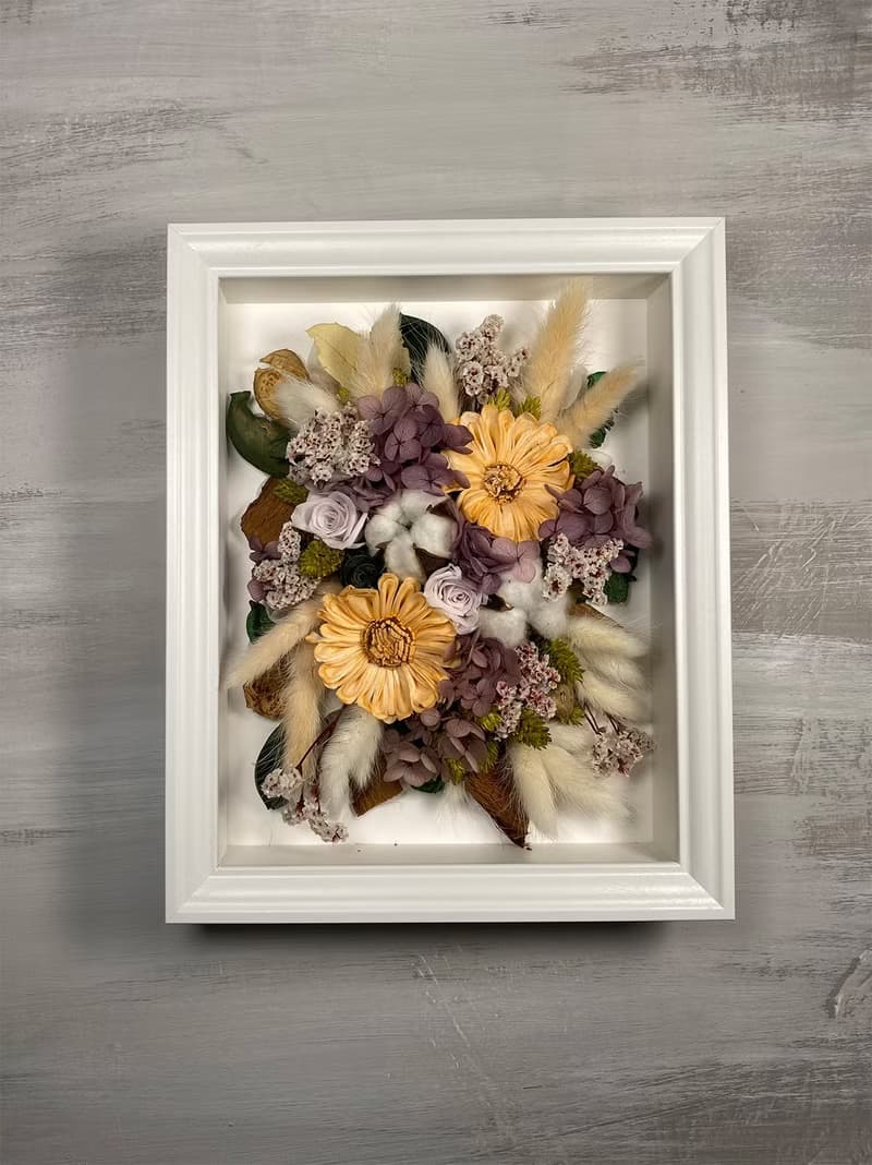 藝術花畫 乾燥花/永生花 PA-07 生日 / 祝賀 / 新居 / 喬遷