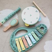 【德國ClassicWorld】復古莫蘭迪樂器組合_兒童玩具樂器