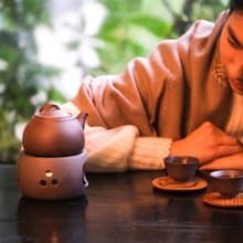 陶作坊 |冬日暖心組合: 老岩泥寶滿側把壺(火/焱/焱焱)