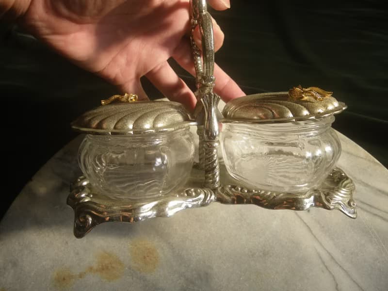 【老時光 OLD-TIME】早期日本製貝殼造型調料器組
