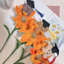 【手工訂製】畢業花束 向日葵花束 小熊花束