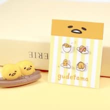 Gudetama經典系列-蛋黃哥造型耳環組-美食款