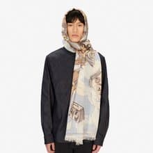 【INOUI EDITIONS】EDITIONS 羊毛圍巾70 - 灰