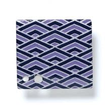 松榮堂新款香立 菱青海波 日本製瓷器