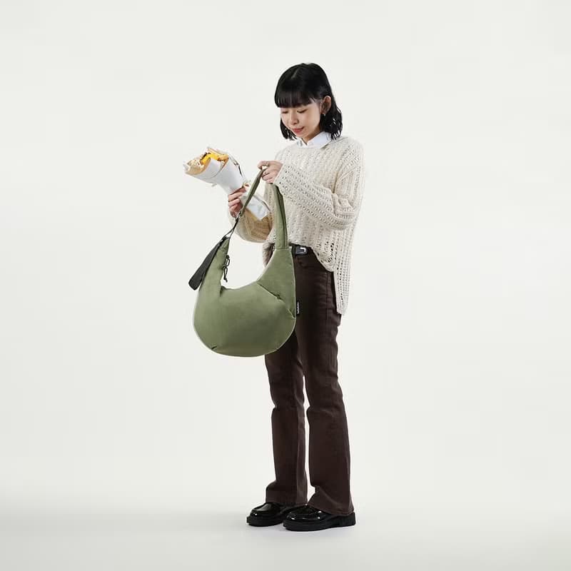 【FW25全新Wander系列】ZION 可擴展半月包 (草綠色)