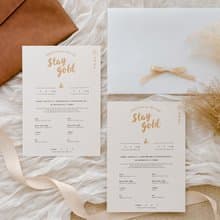 【情人節禮物】&系列 結婚書約 / StayGold 手繪花卉 書約+封套組