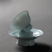 宋式 影青釉 高足茶盞 茶杯 景德鎮陶瓷