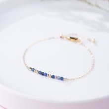 蘇打石摩斯密碼 14KGF手鍊