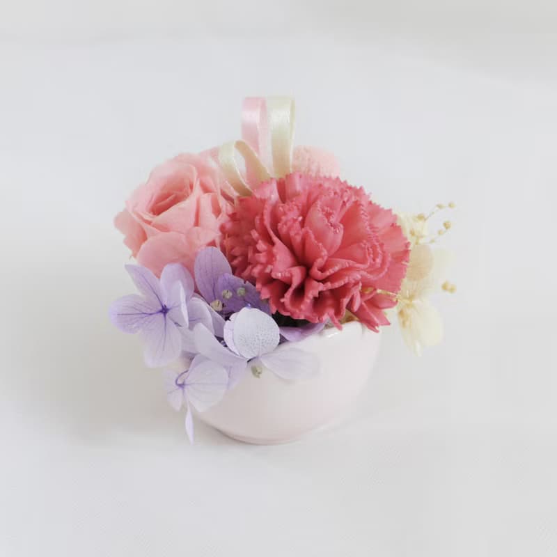 情人節禮物玫瑰花束 永遠愛你閃耀紅|黑 小香風 永生花乾燥花開幕