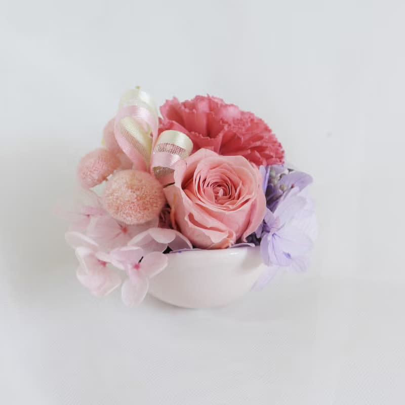 情人節禮物玫瑰花束 永遠愛你閃耀紅|黑 小香風 永生花乾燥花開幕