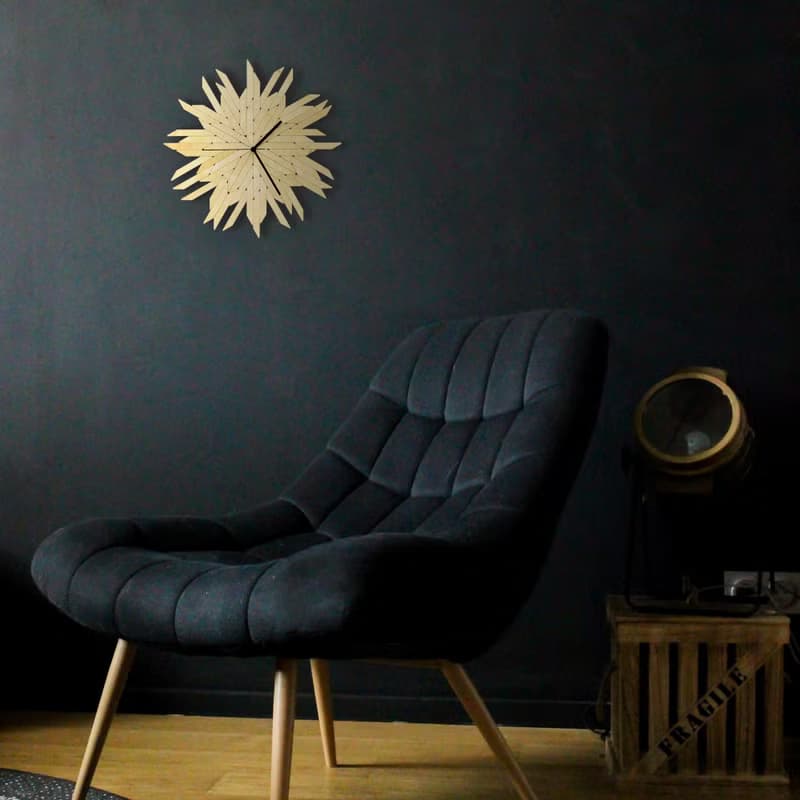 Haystack天然 - 现代有机挂钟