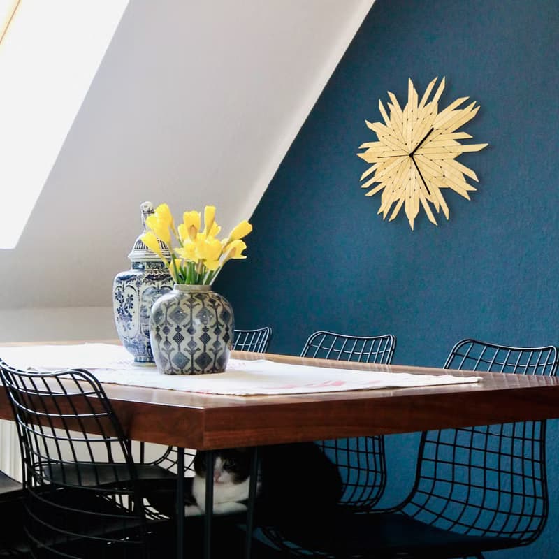 Haystack天然 - 现代有机挂钟