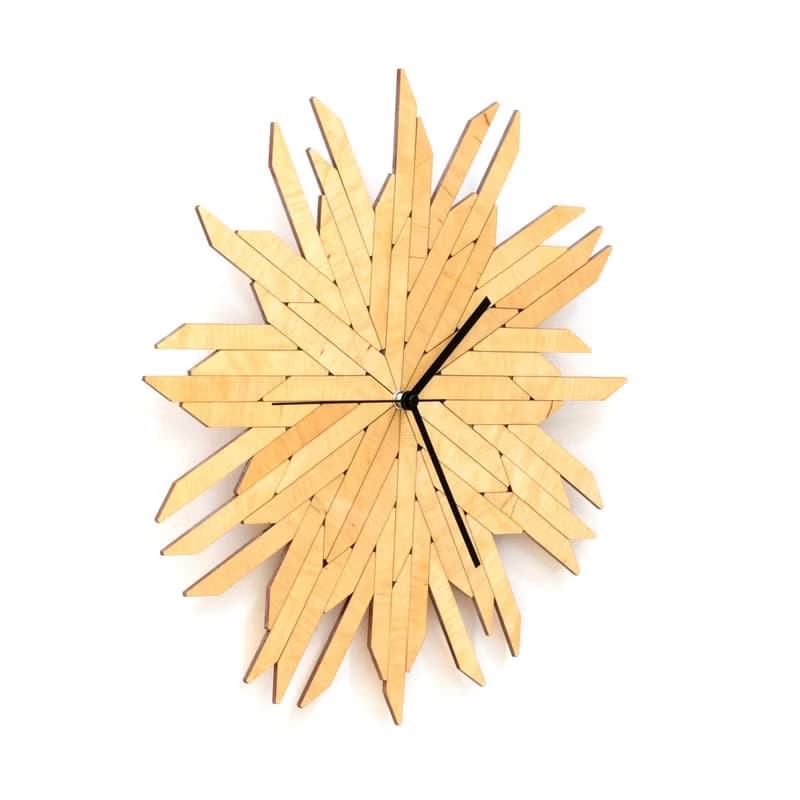 Haystack天然 - 现代有机挂钟