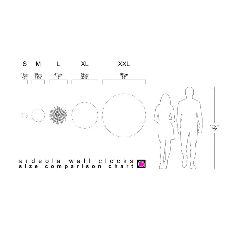 Haystack天然 - 现代有机挂钟