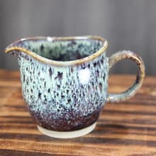 【送禮好物】200ml 岩雪 天目釉 茶海 公道杯 鶯歌名家葉敏祥作