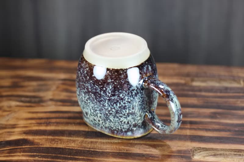 【送禮好物】200ml 岩雪 天目釉 茶海 公道杯 鶯歌名家葉敏祥作