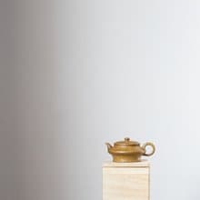 送禮紫砂壺茶壺虚扁 特高温 150cc 原矿黄金段特高温烧制 富有老