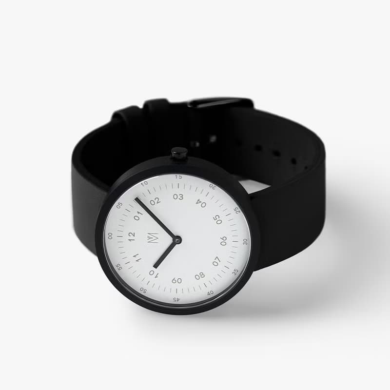 Papillon 40mm 黑色意大利皮帶 瑞士機芯 藍寶石防花玻璃