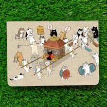 3貓小舖貓咪筆記本-瘋貓祖(插畫家:貓小姐)
