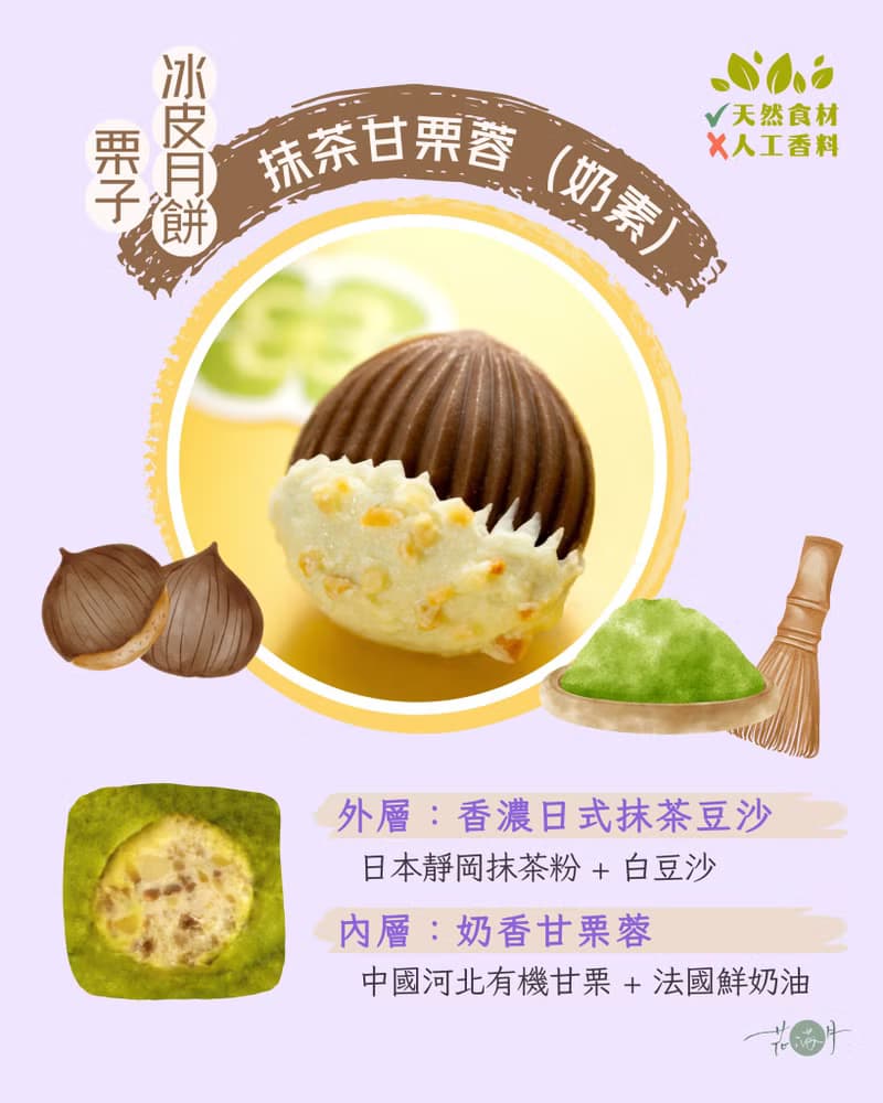 港式冰皮月餅 花滿月中秋禮盒2025  (含冷凍運費)