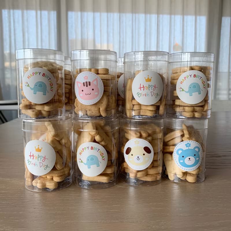 NIJI Cupcake 動物派對手工奶香小餅乾
