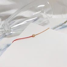 14K | 小點綴四爪9分-姻緣線_手鍊