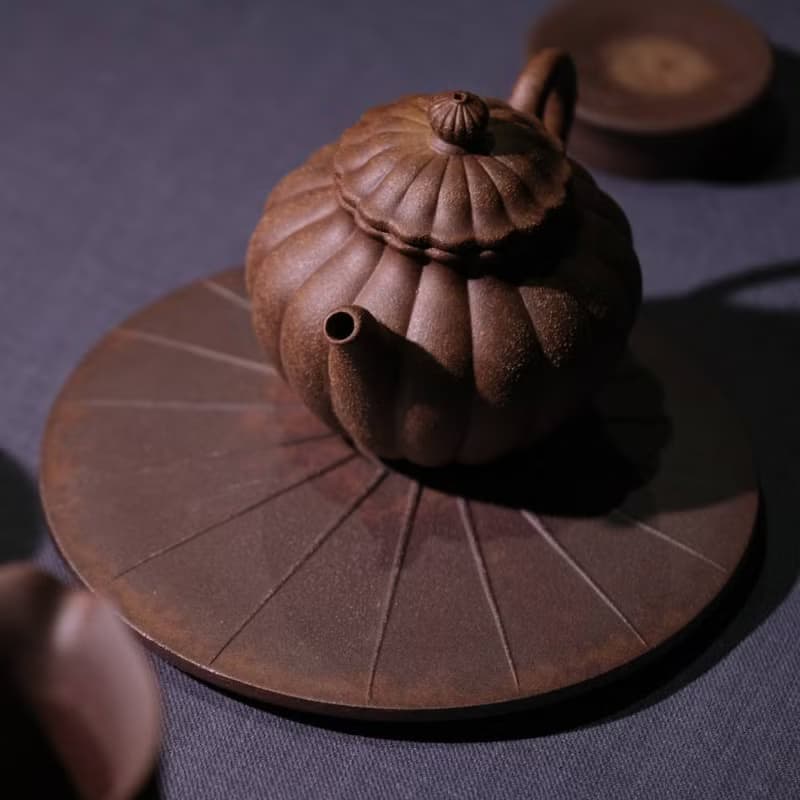 陶作坊│老岩泥陶然忘機壺(小/大)
