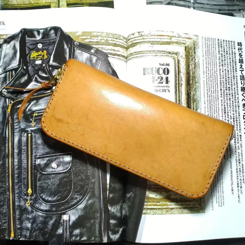 拉鍊長夾 / 專為男性打造的粗曠風格