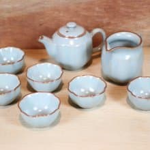 【母親節禮物】祥億窯 汝窯 幸運茶具組 鶯歌名家葉敏祥製