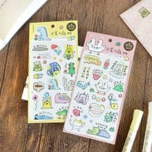 只是小廢物 / 透明裝飾貼紙 (2圖) SST-180 貼紙 手帳貼紙