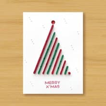 ( 7款供選擇 ) 手工捲紙卡片 \ 給您特別的聖誕祝福 MERRY X'MAS