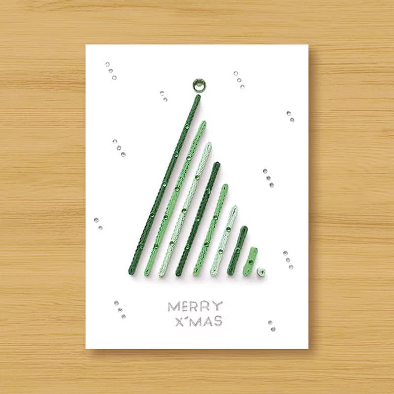 ( 7款供選擇 ) 手工捲紙卡片 \ 給您特別的聖誕祝福 MERRY X'MAS