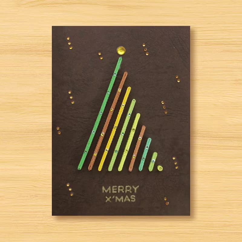 ( 7款供選擇 ) 手工捲紙卡片 \ 給您特別的聖誕祝福 MERRY X'MAS
