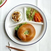 padou Milk Plate 25.9cm Micorwave & Dishwaher OK Gift Meal Kids Present Japan