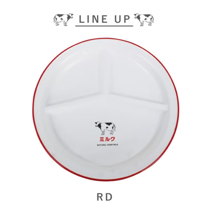 padou Milk Plate 25.9cm Micorwave & Dishwaher OK Gift Meal Kids Present Japan