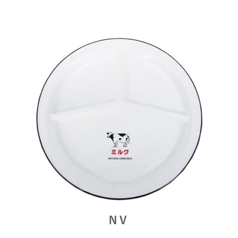 padou Milk Plate 25.9cm Micorwave & Dishwaher OK Gift Meal Kids Present Japan