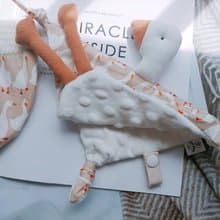津Handmade 單鴨鴨安撫巾/加手搖鈴
