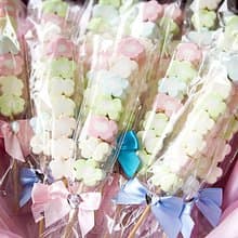 幸福朵朵小花棉花糖 | 婚禮小物 園遊會 情人節 聖誕節 生日分享