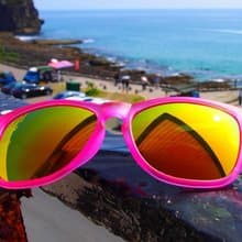 2is AvaO 太陽眼鏡│透粉紅霧面框│橘色反光